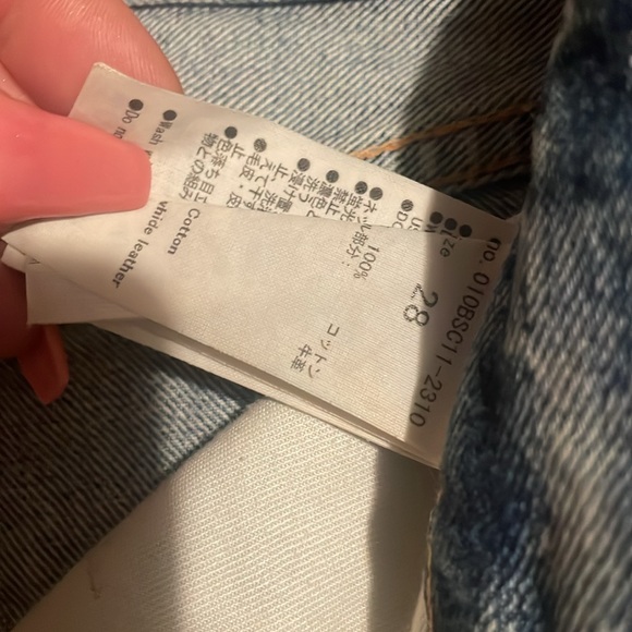 Distressed Denim Blue Shorts - Picture 4 of 5